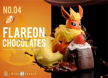 Flareon (Chocolate), Pokemon, Unknown, Pre-Painted