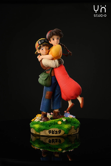 Pazu, Sheeta (001 Pazu and Sheeta B), Tenkuu No Shiro Laputa, Individual Sculptor, Pre-Painted, 1/7