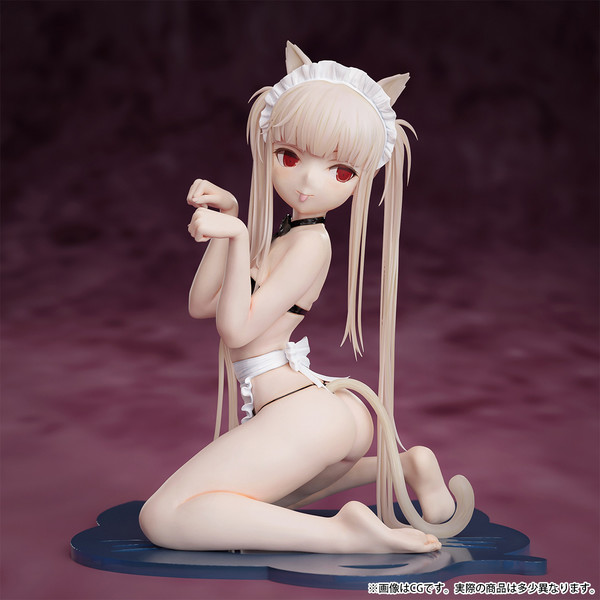 Maid Swimsuit Nekomimi Shoujo, Original, B'full, Pre-Painted, 1/7, 4571498445711