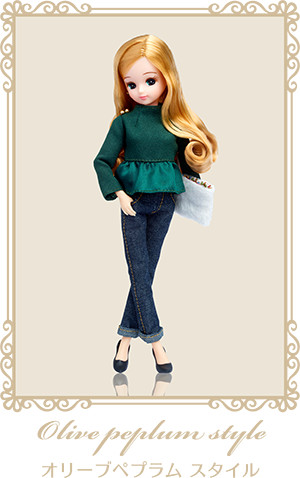 Licca-chan (Olive Peplum Style), Licca-chan, Takara Tomy, Action/Dolls, 4904810841548