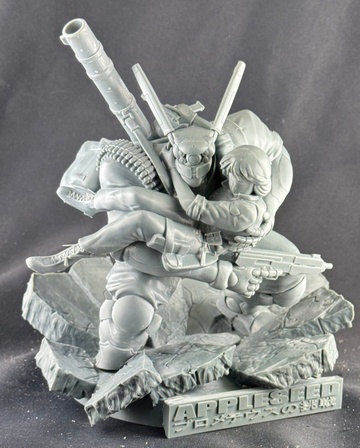Briareos Hecatonchires, Deunan Knute (Deunan Knute with Briareos), Appleseed, Individual Sculptor, Garage Kit