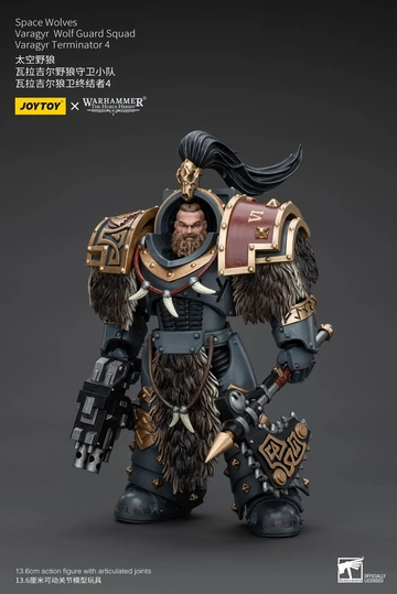 Varagyr Terminator (Space Wolves Varagyr Wolf Guard Squad Varagyr 4), Warhammer: The Horus Heresy, Unknown, Action/Dolls, 1/18