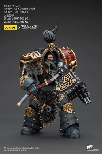 Varagyr Terminator (Space Wolves Varagyr Wolf Guard Squad Varagyr 1), Warhammer: The Horus Heresy, Unknown, Action/Dolls, 1/18