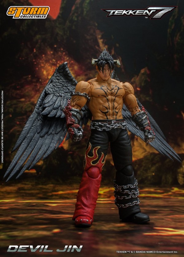 Kazama Jin (Devil Jin), Tekken 7, Storm Collectibles, Action/Dolls, 1/12, 4570030949687