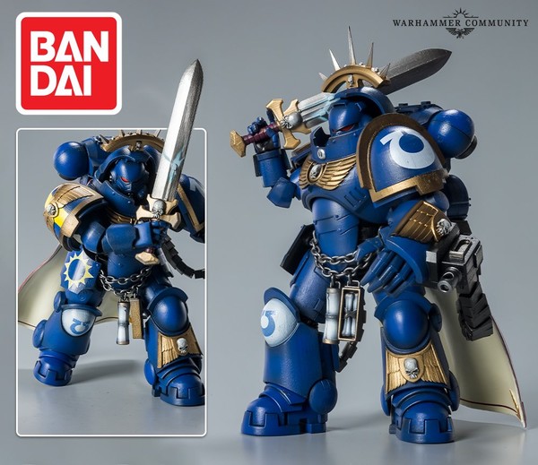 Primaris Space Marine Captain, Warhammer 40, 000, Bandai, Action/Dolls