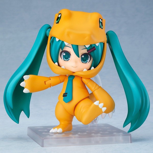 Hatsune Miku (Kigurumi Agumon), Digimon Adventure, Vocaloid, Good Smile Company, Plex, Action/Dolls, 4580590120396