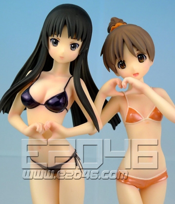 Akiyama Mio, Hirasawa Ui, K-ON!, E2046, Garage Kit, 1/7