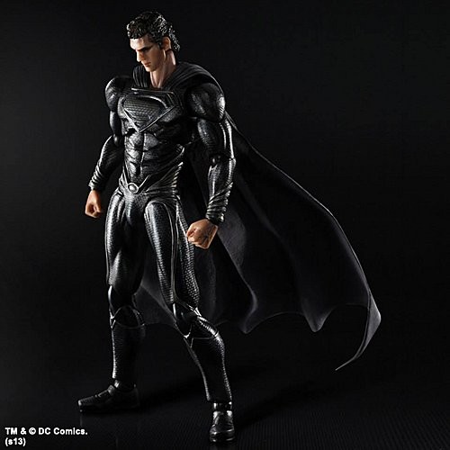 Superman (Black Suit), Man Of Steel, Square Enix, Action/Dolls