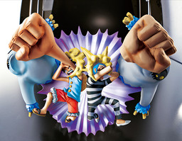 Douke no Buggy, Monkey D. Luffy (The Under Water Prison Impel Down), One Piece, MegaHouse, Trading