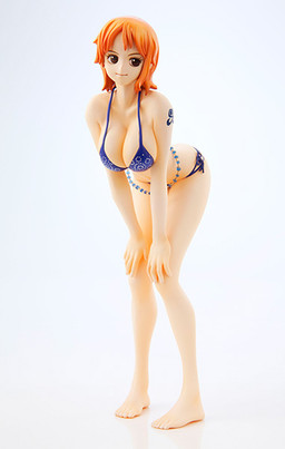 Nami (Blue), One Piece, MegaHouse, Pre-Painted, 1/8, 4535123712937