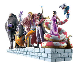 Bartholomew Kuma, Boa Hancock, Donquixote Doflamingo, Dracule Mihawk, Gecko Moria, Salome (Marineford Part One, Secret), One Piece, MegaHouse, Trading