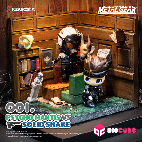 Psycho Mantis, Solid Snake, Metal Gear Solid, Figurama Collectors, Pre-Painted