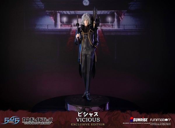 Vicious (Exclusive Edition), Cowboy Bebop, First 4 Figures, Pre-Painted, 1/4