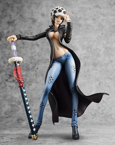 Trafalgar Law, One Piece, MegaHouse, Pre-Painted, 1/8, 4530430218073