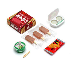 Miniature, Ouchi de Ice [4535123990656] (Hannari Wafuu Set), MegaHouse, Trading, 4535123990656