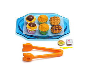 Agetate Donuts-ya-san, Mini Collection, Miniature [4535123990557] (Shittori Muffin to Waffle Set), MegaHouse, Trading, 4535123990557