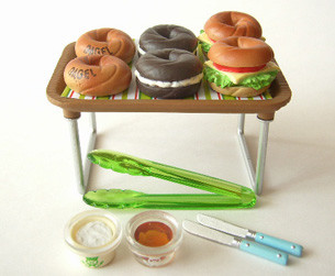 Kongari Pan-ya-san, Mini Collection, Miniature [4535123990632] (Mochimochi Bagel Set), MegaHouse, Trading, 4535123990632