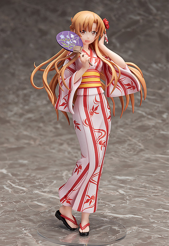 Yuuki Asuna (Yukata), Sword Art Online II, FREEing, Pre-Painted, 1/8, 4571245296696