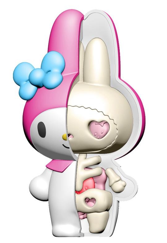 My Melody (Skeleton), Hello Kitty, MegaHouse, Trading, 4975430514570