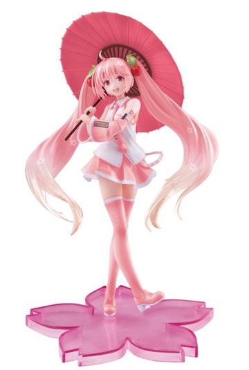 Miku Hatsune (Sakura Miku Japanese Umbrella Pastel), Miku, Vocaloid, Taito, Pre-Painted