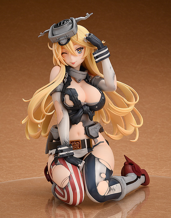 Iowa (Half-Damaged, Light Armament), Kantai Collection ~KanColle~, Max Factory, Pre-Painted, 1/8, 4545784042458