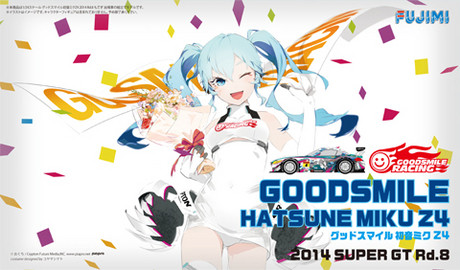 Hatsune Miku (BMW Z4 GT3 - Round 8 (Motegi)), GOOD SMILE Racing, Vocaloid, Fujimi, Model Kit, 1/24, 4968728170268