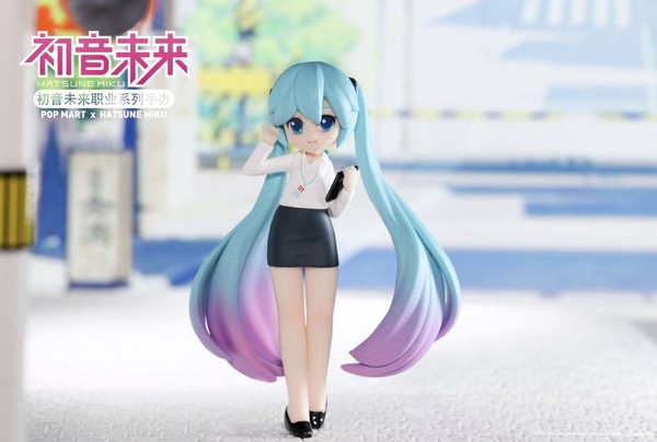 Hatsune Miku (Office Lady), Vocaloid, Pop Mart, Pop Mart, Trading, 6972368564583
