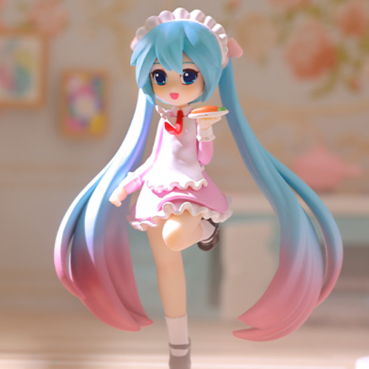 Hatsune Miku (Chef), Vocaloid, Pop Mart, Pop Mart, Trading, 6972368564583