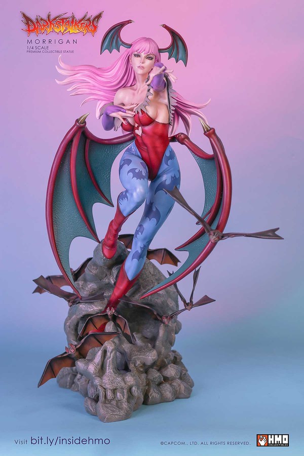 Morrigan Aensland (Player 2), Vampire Resurrection, Hand Made Object, Pre-Painted, 1/4