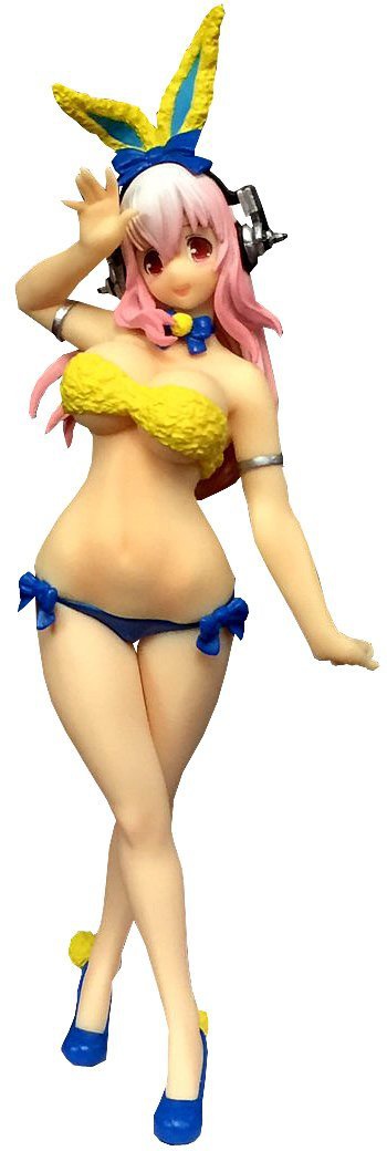 Sonico (Super Easter Bunny Blue), Nitro Super Sonic, Super Sonico The Animation, FuRyu, Pre-Painted