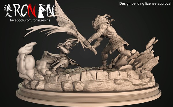 Altria Pendragon, Berserker, Gekijouban Fate/Stay Night Unlimited Blade Works, Ronin Resins, Pre-Painted