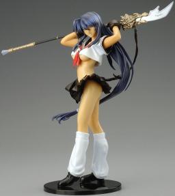 Kan'u Unchou (Black), Ikki Tousen, Yamato, Pre-Painted, 1/7