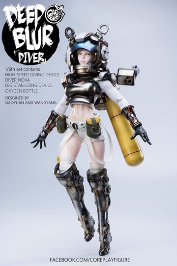 Deepblur Diver, Original Character, Coreplay, Action/Dolls, 1/6