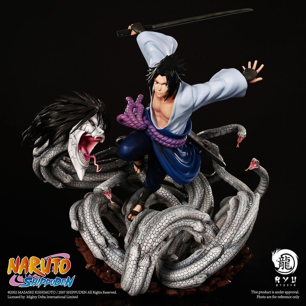 Orochimaru, Uchiha Sasuke (Normal Form), Naruto Shippuuden, Ryu Studio, Hive, Pre-Painted, 1/6