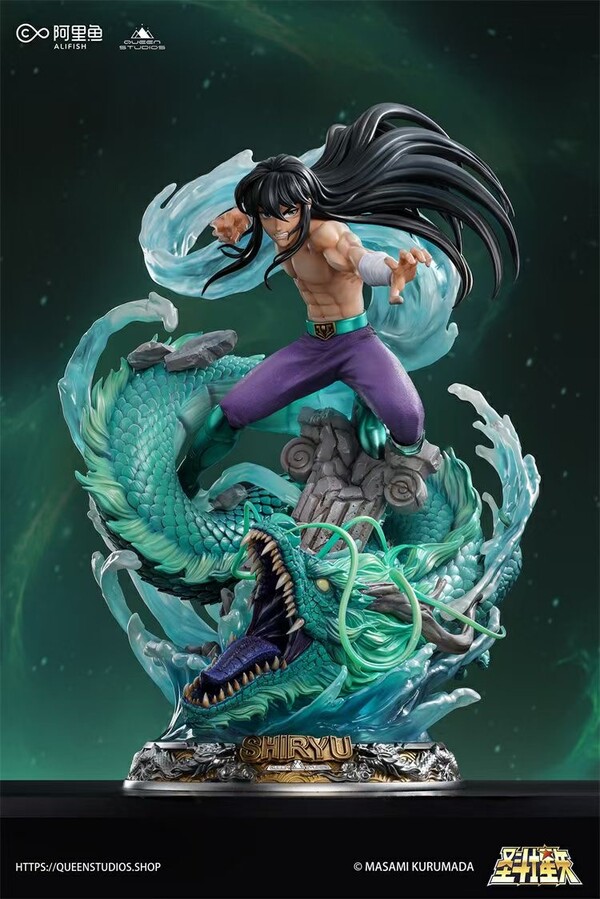 Dragon Shiryu, Saint Seiya, Queen Studios, Pre-Painted, 1/6
