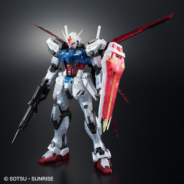 GAT-X105 Strike Gundam, GAT-X105+AQM/E-X01 Aile Strike Gundam (Clear Color), Kidou Senshi Gundam SEED, Bandai, The Gundam Base, Model Kit, 1/100, 4549660186267