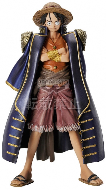 Luffy Monkey D. (DXF Figure Vol.4 Monkey D. Luffy Blue Coat), One Piece, Banpresto, Pre-Painted