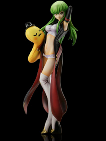 C.C. (& Cheese-kun), Code Geass - Hangyaku No Lelouch R2, Banpresto, Pre-Painted, 1/6