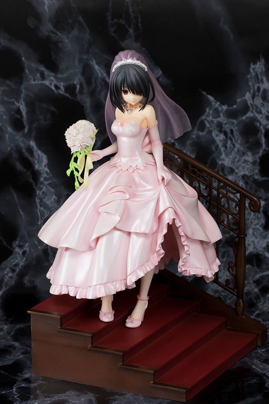Tokisaki Kurumi (Wedding, Pink), Date A Live II, Pulchra, Pre-Painted, 1/7, 4571498441225