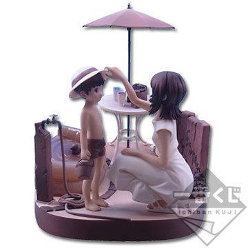 Shinji Ikari, Yui Ikari (Scene Vignette Sepia), Neon Genesis Evangelion, Banpresto, Pre-Painted