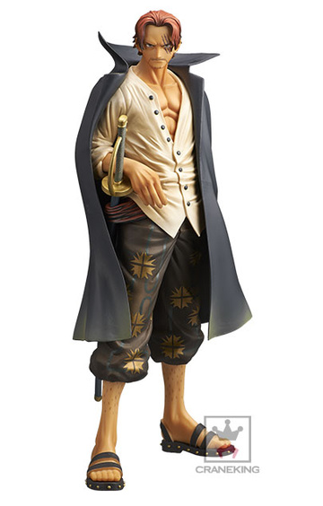 Shanks (Red-Haired), One Piece, Banpresto, Pre-Painted