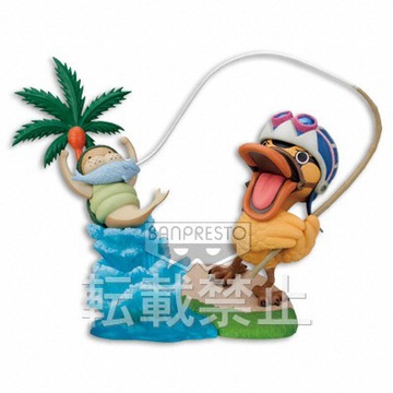 Carue, Kung Fu Dugong (Carue in Oasis), One Piece, Banpresto, Pre-Painted