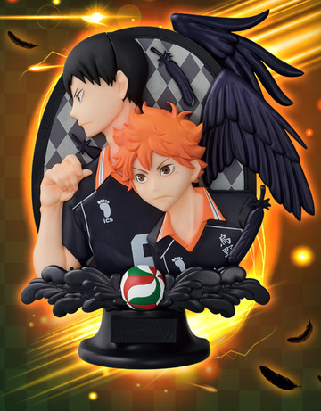 Shouyou Hinata, Tobio Kageyama (Karasuno Relief Figure), Haikyuu!! 2, Banpresto, Pre-Painted
