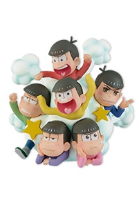 Choromatsu Matsuno, Ichimatsu Matsuno, Juushimatsu Matsuno, Karamatsu Matsuno, Osomatsu Matsuno, Todomatsu Matsuno (Blue), Osomatsu, Banpresto, Pre-Painted