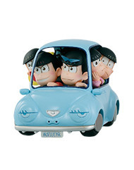 Osomatsu Matsuno, Karamatsu Matsuno, Choromatsu Matsuno, Ichimatsu Matsuno, Juushimatsu Matsuno, Todomatsu Matsuno (Blue), Osomatsu-san (2015), Banpresto, Pre-Painted