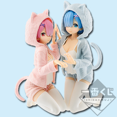 Ram, Rem (Nyanko Mode), Re:Zero Kara Hajimeru Isekai Seikatsu, Banpresto, Pre-Painted