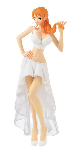 Nami (White), One Piece, Banpresto, Pre-Painted