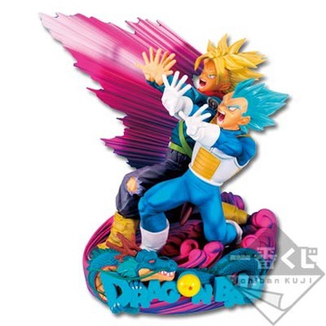 Vegeta, Trunks Briefs, Shenlong (Future Trunks SSJ & Vegeta SSGSS The Brush II), Dragon Ball Super, Banpresto, Pre-Painted
