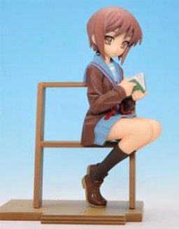 Nagato Yuki (Haruhi 3 Girls Figure Collection), Suzumiya Haruhi No Yuuutsu, Kadokawa, Kaiyodo, Pre-Painted, 4910140810208