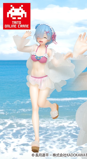 Rem (Original Frill Swimsuit Smile Taito Online Crane), Re: Zero Kara Hajimeru Isekai Seikatsu, Taito, Pre-Painted